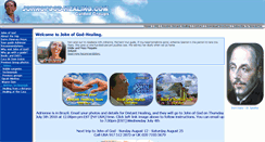 Desktop Screenshot of johnofgod-healing.com